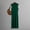 Green, variant on Womens Dresses Summer Solid Color Crew Neck Mid-Length Dress Leisure Slim Fit Sleeveless Sundresses