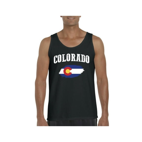 Men's Tank Top for Men - Colorado Flag