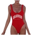 thumbnail image 1 of MDUKONU Women's Plus Size Tankini Swimsuit Ruched Swimsuit Red S, 1 of 5