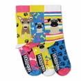thumbnail image 1 of United Oddsocks calcetines para niños, 3 calcetines individuales - calcetines con motivos Pugs 30,5-38,5, 1 of 1