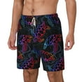 thumbnail image 2 of Balery Sea Turtle Mens Swim Trunks Swim Shorts for Men Quick Dry Inseam Beach Shorts with Compression Liner Pocket-Medium, 2 of 9