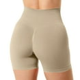 thumbnail image 3 of adviicd Womens Bathing Suit Bottoms Swim Bottoms for Women High Waisted Swim Bottoms Tummy Control Bathing Suit Bottom Boy Shorts (Khaki,L), 3 of 5