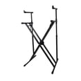 thumbnail image 3 of Almencla Piano Keyboard Stand Double Braced Strong Stable Digital Piano Stand Double Braced x Shaped Keyboard Stand for Travel Amateur, 3 of 8