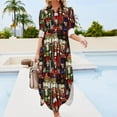 thumbnail image 3 of Nutcracker Soldiers Long Sleeved Shirt Dress summer dress daily Women's dress, 3 of 6