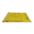 thumbnail image 2 of Ahgly Company Machine Washable Indoor Rectangle Abstract Yellow Modern Area Rugs, 7' x 9', 2 of 4