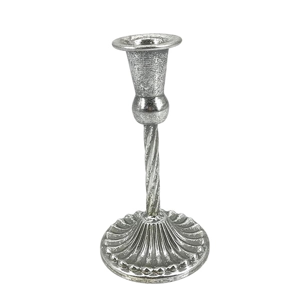 Portavelas de Metal, candelabro decorativo, Base estable, candelabro Retro para chimenea, decoración de boda M