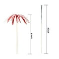 thumbnail image 4 of HLONK 100 Pieces Firework Cupcake Toppers Foil Frill Toothpicks Holiday Cake Decorations 9 Inch Coconut Tree Shape Food Picks for Christmas Thanksgiving Party Favors Supplies  Multicolore, 4 of 6