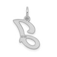thumbnail image 3 of 925 Sterling Silver Dainty Letter J Initiale Nom Monogramme Collier Pendentif Pendentif, 3 of 8