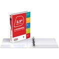 thumbnail image 6 of 3 Ring Binder, Professional D Ring Binder, Presentation Folder 8.5 x 11 with Pockets, Clear View White Binder (2.5 Inch (4 Pack), White), 6 of 7