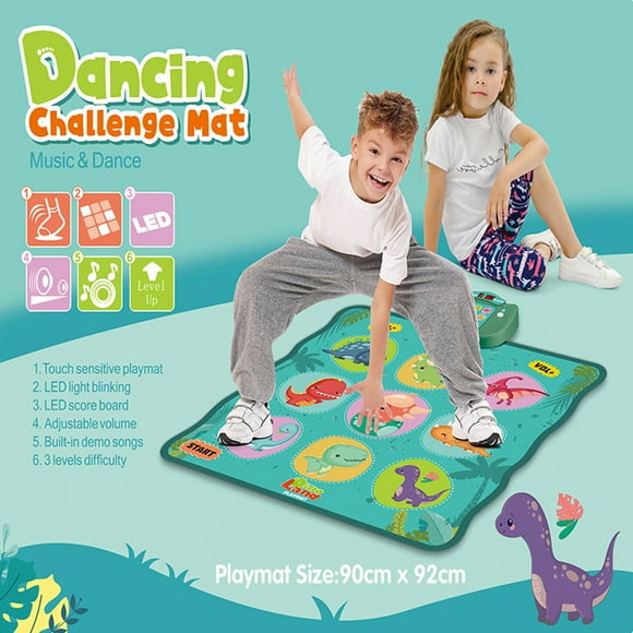 ZZwxWA Online Shopping Children's Pedal Game Dinosaur Dancing Blanket Parent-child Interactive Smart Toy Electronic Organ Music Blanket