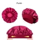 thumbnail image 2 of 2 piezas de gorro de satén para dormir, gorro de seda transpirable con rizos, gorro de seda ajustable, gorro de seda para dormir, gorro de satén suave para mujeres y niñas (negro), 2 of 5