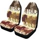 thumbnail image 1 of ABPHQTO Juego de 2 fundas para asientos de coche Cool White Horse Universal Auto Asientos delanteros Protector para coche, SUV Sedan, camión, 1 of 3