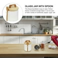 thumbnail image 3 of Sealed Box with Wooden Spoon Glass Jar With Spoon Seasoning Shakers Grain Storage Tank Spices Jars, 3 of 6