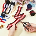 thumbnail image 3 of 9 yardas de cinta elástica suave para la cintura, 9 colores, cinta elástica cómoda para coser, ribete elástico a rayas de colores, 3 of 7