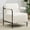 White, variant on BRILHAMEZ 26.9W Velvet Accent Chair Modern Metal Frame Upholstered Armchair for Living Room, Bedroom(Light Gray))