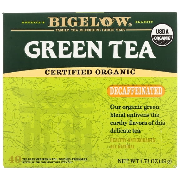 Bigelow Decaffeinated Green Tea Bags, 40 Bags