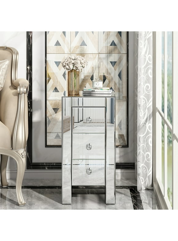 Glass Nightstands in Nightstands