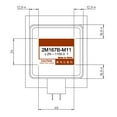 thumbnail image 3 of 2M167B-M11 Magnetron Replacement Part for Microwave Oven Long Lasting Durability, 3 of 10