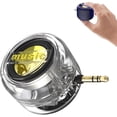 thumbnail image 1 of Mini Portable Speaker Portable 5X Speaker Amplifier–Plug & Play for Music/Calls, for Smartphone Tablet Notebook (Transparent,3.5MM Interface), 1 of 10