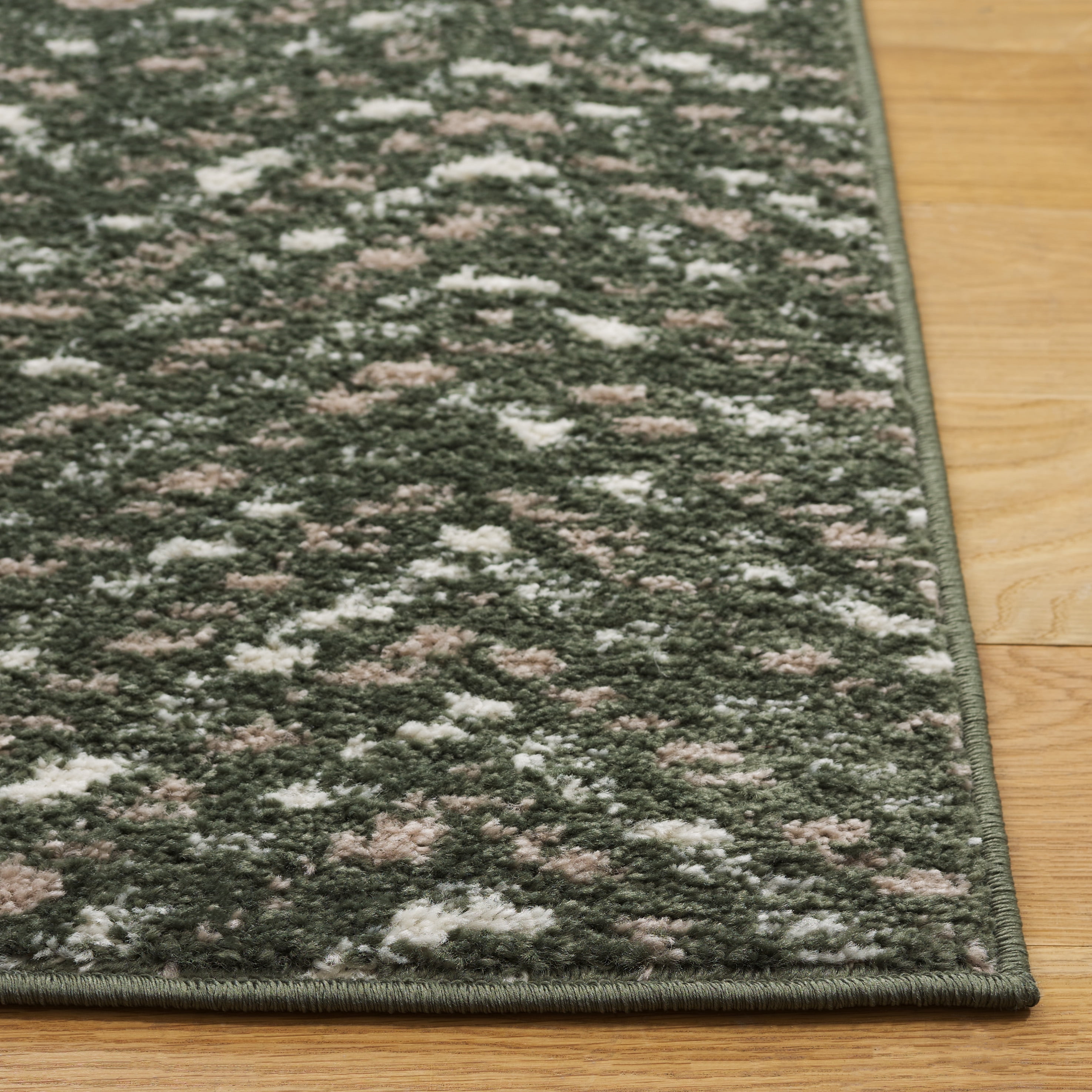 SAFAVIEH Adirondack Altan Striped Area Rug, Dark Green/Ivory, 4' x 6'