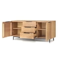 thumbnail image 5 of Origins by Alpine Modern Akira Sideboard, Light Oak, 5 of 7