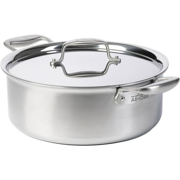 All Clad Collective Cookware, D7 Slow Cooker, 6 quart, Stainless Steel