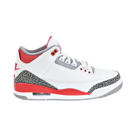 Men's Jordan 3 Retro "Fire Red" White/Fire Red-Black (DN3707 160) - 10.5