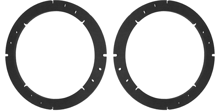 6 1//2/" MEDIUM Size 1/" Thick One Pair Made In USA MDF Speaker Spacer Rings