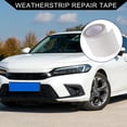 thumbnail image 2 of Cinta de reparación de lona Weatherstrip Unique Bargains para automóviles, cinta de reparación de lona para camiones, RV y automóviles PE 3.94"x26.25ft blanca, 2 of 6