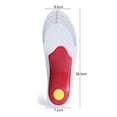 thumbnail image 2 of High Arch Support Orthotic Insoles, Ergonomic Design Plantar Fasciitis Relief, Customizable Fit Breathable Insoles for Men Women, Deep Heel Cradle Full Length Bow Support (2Pcs), 2 of 5