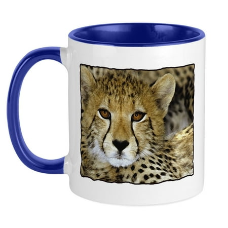 

CafePress - Cheetah Face Mug - Ceramic Coffee Tea Novelty Mug Cup 11 oz