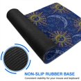 thumbnail image 6 of Long Mouse Pads for Desk,Blue Sun Moon Constellation Pattern Desk Mats on Top Of Desks, Desk Mouse Pad Extra Large with 3mm Non-Slip Base and Stitched Edge for Gaming,Office,Work,Home 31.5"x11.8", 6 of 6