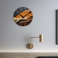 thumbnail image 4 of Reloj de pared de madera, reloj decorativo, elegante, estético, moderno, adorno de pared, silencioso. 30 centímetros, 4 of 7