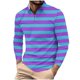 thumbnail image 2 of Blusa y camisa de manga larga con cuello vuelto para hombre, informal, con cuello vuelto, estampado, para fitness, deportiva, de manga larga, de poliéster, 2 of 5