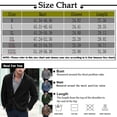 thumbnail image 3 of Men's Shawl Collar Cable Knit Cardigan Button Front Long Sleeve Sweater Jacket, 3 of 6