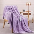 thumbnail image 4 of HOMLYNS LuxeHeat Heated Blanket Electric Blanket, Soft Flannel Sherpa Heated Throw, Heating Blanket with 5 Heat Settings, 3 hrs Timer Auto Shut Off (, 4 of 9
