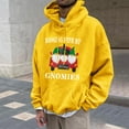 thumbnail image 2 of Nmnitkp Hoodies For Men Comfortable and Warm Men's Letter Graphic Print Lightweight Hoodies Trendy and Fashionable Hoodies Long Sleeve Drawstring Pullover Sweatshirts With Pockets, 2 of 4
