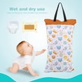 thumbnail image 4 of Bolsa Para Pañales, Bolsa De Almacenamiento De Pañales De Gran Capacidad, Insertos Para Bebé, Bolsa De Almacenamiento Para Ropa Sucia Para Mujeres, Bolsa Para Mamá, 4 of 7