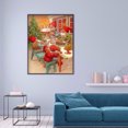 thumbnail image 2 of Cuadros Decorativos Kit de bordado de diamantes con pintura de diamantes dibujo de cena de Navidad para regalo de pared JShteea Nuevos Originales, 2 of 8