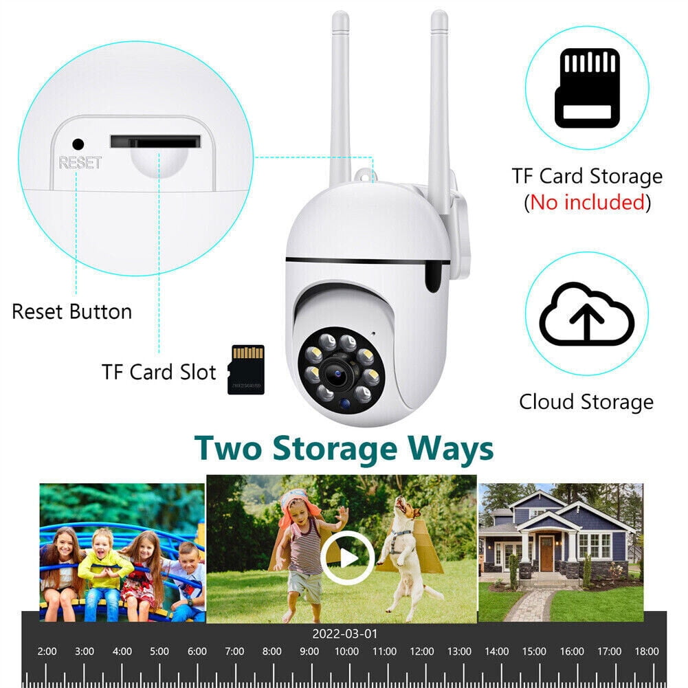 4 Pack WiFi Wireless Security Camera, System Outdoor Vision 1080P HD Surveillance CameraHome Alarms