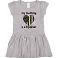 thumbnail image 3 of Inktastic Dispatcher Mom Emergency Gold Line Flag Girls Toddler Dress, 3 of 5