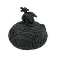 thumbnail image 2 of Boîte à Bibelots en Forme Globulaire Dragon Finition Pierre, 2 of 4