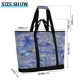 thumbnail image 3 of Extra-Large Wide Opening Design Capacity Hand-Held Ice Pack Thickened Insulation Layer For Long-Lasting Cold Retention For Outdoor Shopping Picnics And Camping Lovely Blue Butterflies, 3 of 8