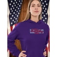 thumbnail image 2 of Happy Birthday Usa Banner Hoodie Women -Image by Shutterstock, Female Large, 2 of 4