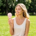thumbnail image 3 of Mini Handheld Fan, Portable Personal Fan with 90° Adjustable Angle, USB Rechargeable Pocket Fan for Travel Makeup Lash, Cute Summer Gift for Women Kids, 3 of 5