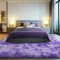thumbnail image 3 of ZENELESS Large Fluffy Area Rugs for Living Room,8x10 Shag Rectangular Carpets for Bedroom, Tie-Dye Purple, 3 of 7