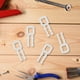 thumbnail image 2 of 100 hebillas de plástico para flejes de plástico, clips para flejes de plástico, hebillas de polietileno para embalaje y envío de flejes de plástico., 2 of 7