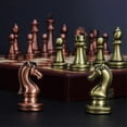 thumbnail image 4 of Folding Metal Chess Chess Box Chess Pieces Metal Chess, 4 of 5