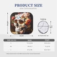 thumbnail image 3 of Saiise Rose Floral Skull for Foldable Car Sun Shades (2-Pack) Offer Sun Protection with an Easy-fold Design for Convenient Windshield Shading-Medium, 3 of 6