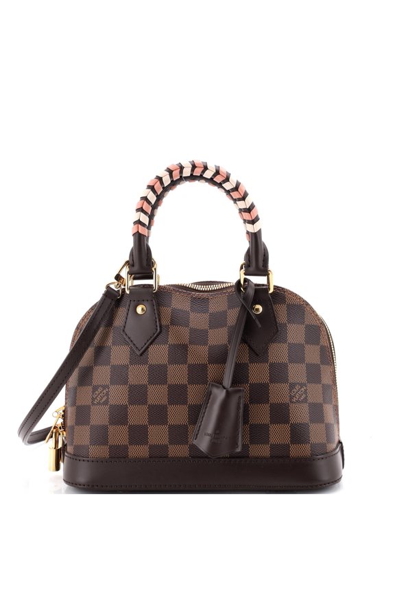 Pre-Owned Alma Handbag Damier with Braided Detail BB By Rebag